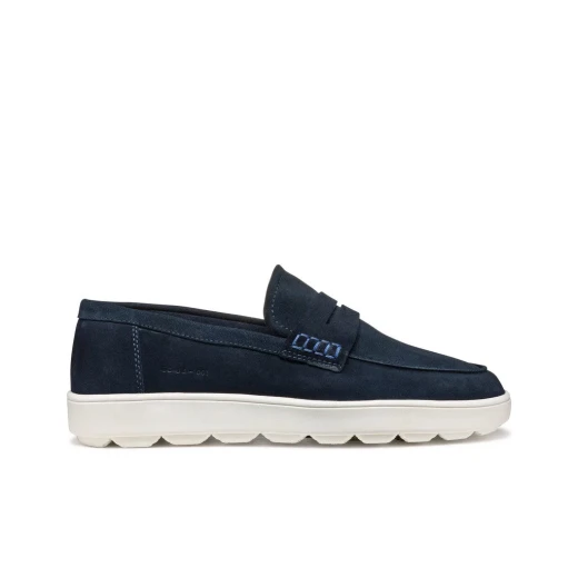 Geox Spherica ECUB-1 Loafer Men's Navy Suede Platform 41 Comfortable Breathable Shoes - Image 2