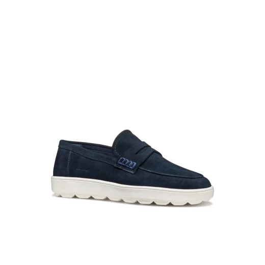 Geox Spherica ECUB-1 Loafer Men's Navy Suede Platform 41 Comfortable Breathable Shoes - Image 6