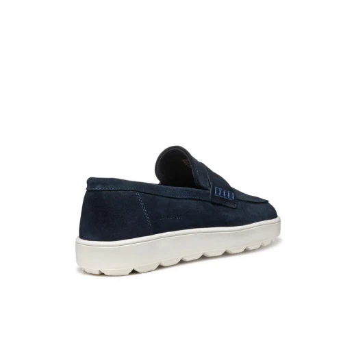 Geox Spherica ECUB-1 Loafer Men's Navy Suede Platform 41 Comfortable Breathable Shoes - Image 8