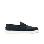 AVOLA Man Navy Suede Loafer 41 Lightweight Breathable Comfort Designed for Warm Weather Weekends Away Flexible Outsole Timeless Appeal Perfect Choice for Men's Footwear