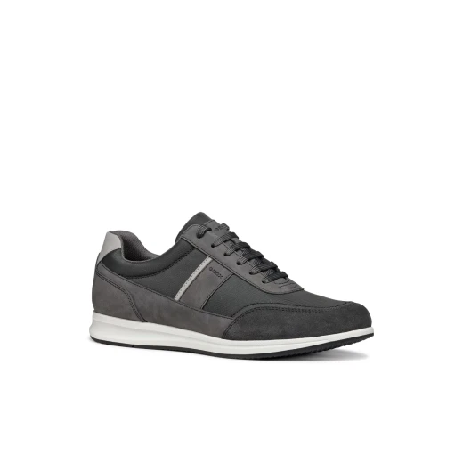 Avery Men's Sneaker Graphite, Retro Design, Fabric & Nubuck Upper, Breathable & Comfortable Casual Shoes, Size 41, Lightweight City Outfits, SKU U55H5B.011EK.C1115 - Geox - Image 12