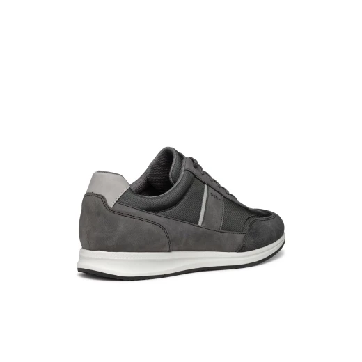 Avery Men's Sneaker Graphite, Retro Design, Fabric & Nubuck Upper, Breathable & Comfortable Casual Shoes, Size 41, Lightweight City Outfits, SKU U55H5B.011EK.C1115 - Geox - Image 13