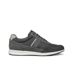 Avery Men's Sneaker Graphite, Retro Design, Fabric & Nubuck Upper, Breathable & Comfortable Casual Shoes, Size 41, Lightweight City Outfits, SKU U55H5B.011EK.C1115 - Geox