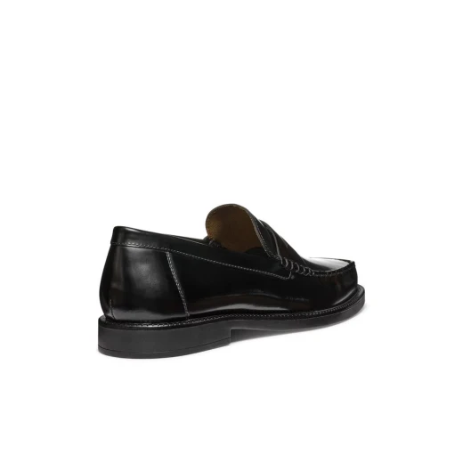 Recanati Men's Leather Loafer Black 42 Comfortable Breathable City Style Classic Timeless Panache Supple Leather U55HVB 00038 C9999 Loafer For Everyday Wear - Image 14