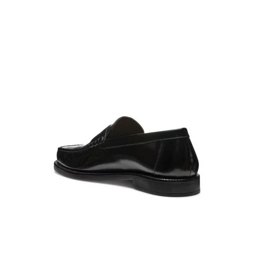 Recanati Man Loafer Black Leather City Casual Shoes Size 40 Classic Timeless Design Breathable Comfortable Supple Leather Everyday Versatile Style for Men - Geox - Image 8