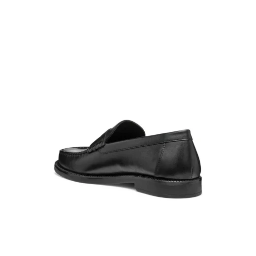Recanati Man Loafer Black Leather City Footwear Classic Style Breathable Comfortable 41 Size Versatile Everyday Wear Formal and Casual Occasions SKU U55HVD 00043 C9999 - Image 4