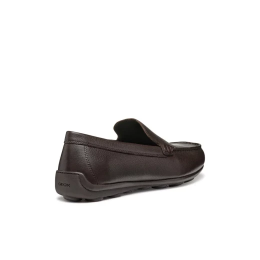 Geox Spherica EC16 Men's Loafer Shoes Coffee Brown Tumbled Leather Casual Comfort Slip On Style with Exceptional Cushioning and Support Size 40 - Image 7