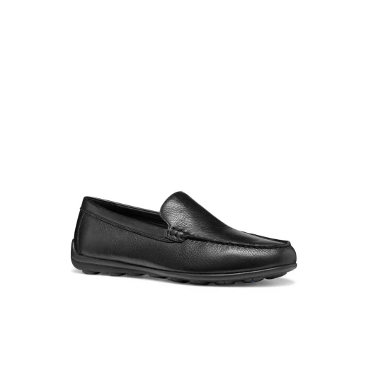 Geox Spherica EC16 Loafer for Men in Black, Crafted from Tumbled Leather, Featuring Exceptional Cushioning and Comfort for Daily Wear. Size 44. SKU U55HYA.00046.C9999 - Image 12