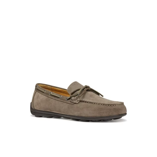 Geox Spherica EC16 Men's Loafer Dove Grey Suede 40 European Size Breathable Cushioned Comfort Stylish Everyday Wearable Shoes Modern Design Premium Quality - Image 6
