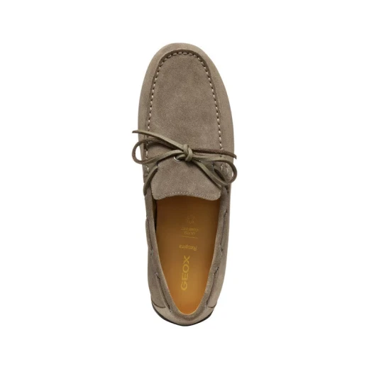 Geox Spherica EC16 Men's Loafer Dove Grey Suede 40 European Size Breathable Cushioned Comfort Stylish Everyday Wearable Shoes Modern Design Premium Quality - Image 9