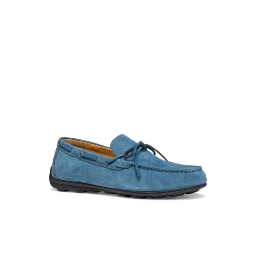 Geox Spherica EC16 Loafer for Men in Avio Suede, Size 41, Featuring Breathable Comfort, Ultra Cushioning, and a Streamlined Silhouette Ideal for City Outfits U55HYB.00022.C4005 - Image 12