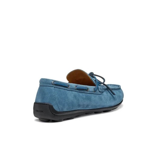 Geox Spherica EC16 Loafer for Men in Avio Suede, Size 41, Featuring Breathable Comfort, Ultra Cushioning, and a Streamlined Silhouette Ideal for City Outfits U55HYB.00022.C4005 - Image 3