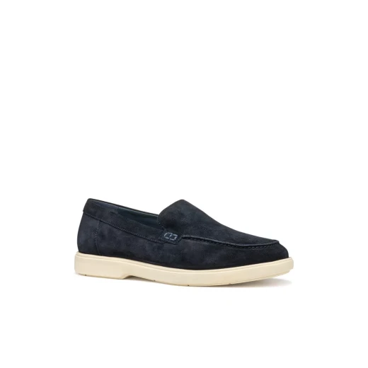 Geox Spherica EC17 Men's Loafer Dark Navy Suede Comfortable Cushioned Shoes for Everyday Wear Size 42 Casual Style U55LAD.00022.C4021 - Image 6