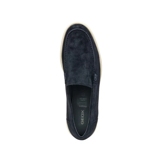 Geox Spherica EC17 Men's Loafer Dark Navy Suede Comfortable Cushioned Shoes for Everyday Wear Size 42 Casual Style U55LAD.00022.C4021 - Image 9