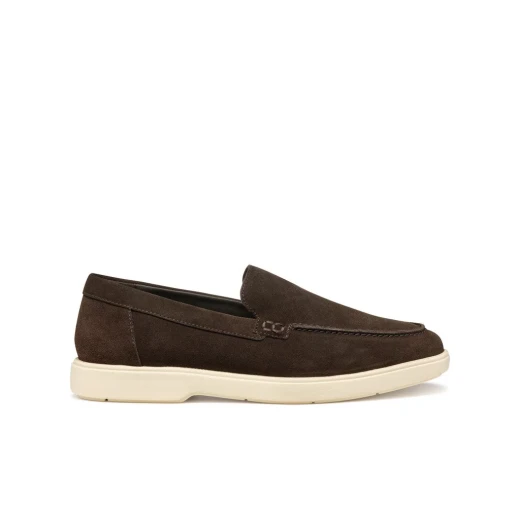Geox Spherica EC17 Men's Loafer Brown Suede Comfort Shoes Size 42 Exceptional Cushioning Stylish Everyday Wear Breathable Design Superior Support Classic Slip On - Geox - Image 2
