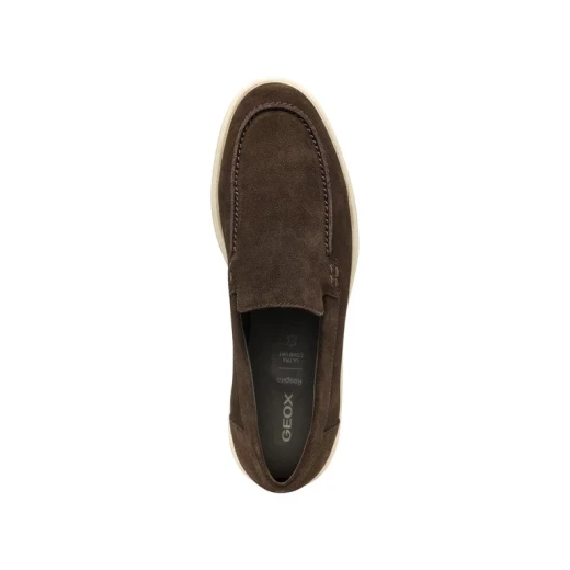 Geox Spherica EC17 Men's Loafer Brown Suede Comfort Shoes Size 42 Exceptional Cushioning Stylish Everyday Wear Breathable Design Superior Support Classic Slip On - Geox - Image 4