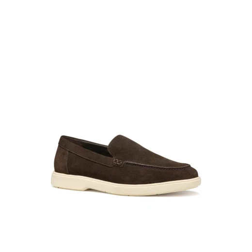 Geox Spherica EC17 Men's Loafer Brown Suede Comfort Shoes Size 42 Exceptional Cushioning Stylish Everyday Wear Breathable Design Superior Support Classic Slip On - Geox - Image 6