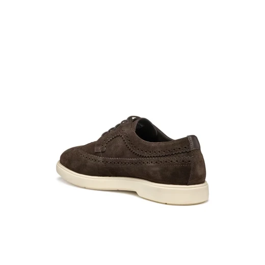 Geox Spherica EC17 Men's Lace Up Suede Shoes Dark Brown Size 44 - Geox - Image 3
