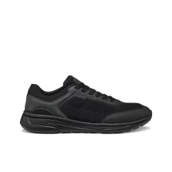 KLAIVER Man Running Sneakers Black Color Lightweight Breathable Knitted Fabric TPU Thermoplastic Design Size 46 Perfect for City Routine Off Duty Dressing SKU U55LBB.06K9J.C9999