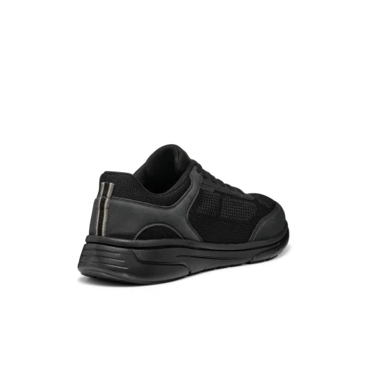 KLAIVER Man Running Sneakers Black Color Lightweight Breathable Knitted Fabric TPU Thermoplastic Design Size 46 Perfect for City Routine Off Duty Dressing SKU U55LBB.06K9J.C9999 - Geox - Image 8