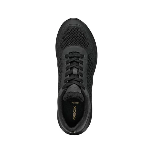 KLAIVER Man Running Sneakers Black Color Lightweight Breathable Knitted Fabric TPU Thermoplastic Design Size 46 Perfect for City Routine Off Duty Dressing SKU U55LBB.06K9J.C9999 - Geox - Image 9