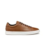 Baltmoore Man Leather Sneakers Cognac Brown Size 41 Casual Shoes