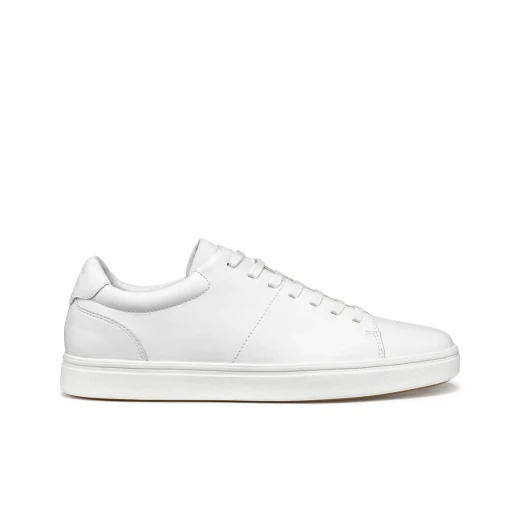 Baltmoore Men's Low Cut Sneakers White Nappa Leather 40 EU Size - Geox - Image 11