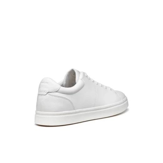 Baltmoore Men's Low Cut Sneakers White Nappa Leather 40 EU Size - Geox - Image 13