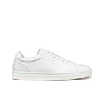Baltmoore Men's Low Cut Sneakers White Nappa Leather 40 EU Size - Geox