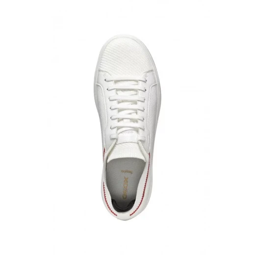 Baltmoore Men's Low Cut Sneakers White 40 Breathable and Comfortable - Geox - Image 6
