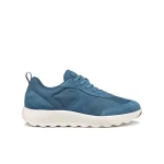 XTORS Men's AVIO Blue Sneakers Breathable Mesh and Suede Upper 42 EU Comfortable Lightweight Urban Style Everyday Wear - Geox