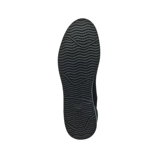 Arthien Men's Low Cut Sneakers Navy Blue with Side Zip 40 Breathable Mesh and Suede Vintage Design Comfortable for Casual City Wear U55LLB.01422.C4002 - Geox - Image 5