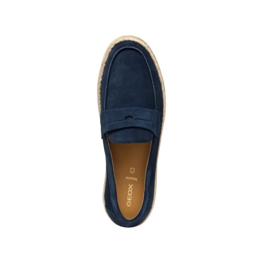 حذاء كوستوني رجالي من نوع إسبادريل كحلي جلد سويدي مقاس 42 أحذية صيفية - Image 4