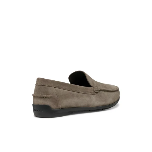 Siron Man Dove Grey Suede Loafer for Men Comfortable Breathable Slip On Shoes Size 41 Classic Everyday Style Footwear - Geox - Image 16