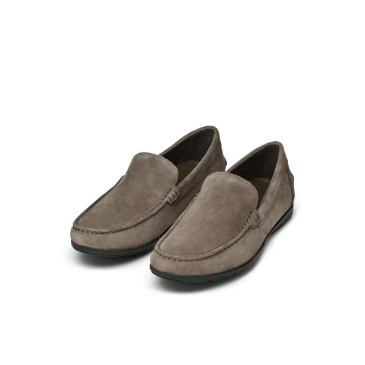 Siron Man Dove Grey Suede Loafer for Men Comfortable Breathable Slip On Shoes Size 41 Classic Everyday Style Footwear - Geox - Image 18