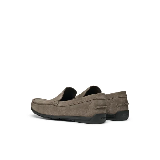 Siron Man Dove Grey Suede Loafer for Men Comfortable Breathable Slip On Shoes Size 41 Classic Everyday Style Footwear - Geox - Image 19