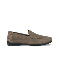 Siron Man Dove Grey Suede Loafer for Men Comfortable Breathable Slip On Shoes Size 41 Classic Everyday Style Footwear