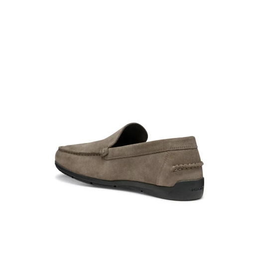 Siron Man Dove Grey Suede Loafer for Men Comfortable Breathable Slip On Shoes Size 41 Classic Everyday Style Footwear - Geox - Image 24