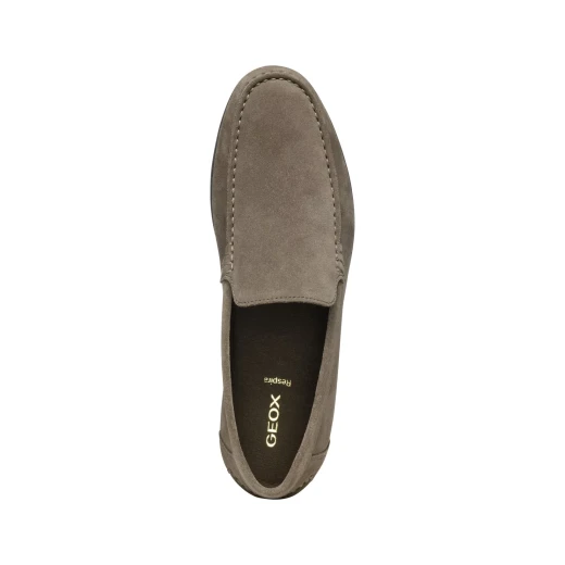 Siron Man Dove Grey Suede Loafer for Men Comfortable Breathable Slip On Shoes Size 41 Classic Everyday Style Footwear - Geox - Image 27