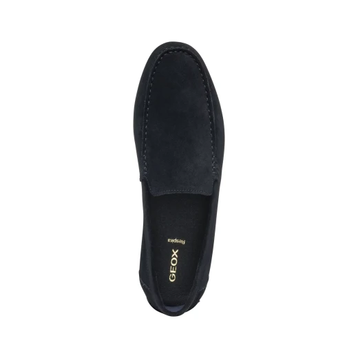 حذاء سائرون رجالي من جلد الغزال باللون الكحلي سهل الارتداء رقم 41 بتصميم مريح وتنفسي مثالي للارتداء اليومي - جيوكس - Image 27