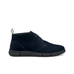 Adacter Man Navy Suede Ankle Boots Breathable 43 Men's Footwear Stylish Comfortable Outdoor Wear with Excellent Traction Crafted from Premium Suede Perfect for Off Duty City Looks - Adacter