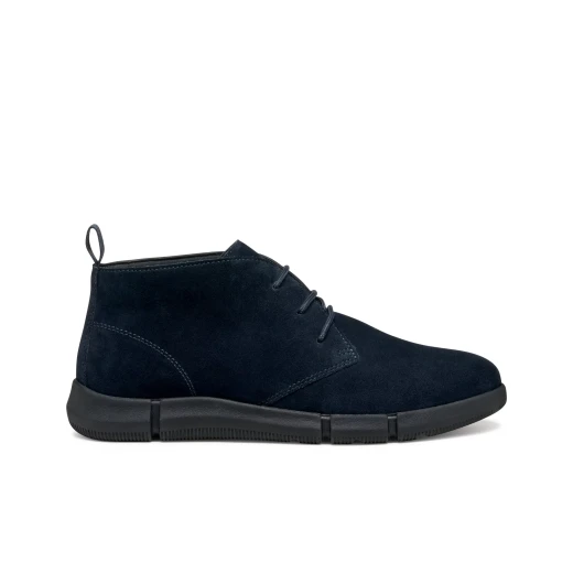 Adacter Man Navy Suede Ankle Boots Breathable 43 Men's Footwear Stylish Comfortable Outdoor Wear with Excellent Traction Crafted from Premium Suede Perfect for Off Duty City Looks - Adacter - Image 2