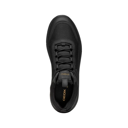 Geox Spherica 4X4 B ABX Men's Waterproof Sneakers Black Size 41, Modern Urban Design, Breathable Cushioned Shoes for Wet Weather Protection, Fabric and TPU Detailing - Geox - Image 10