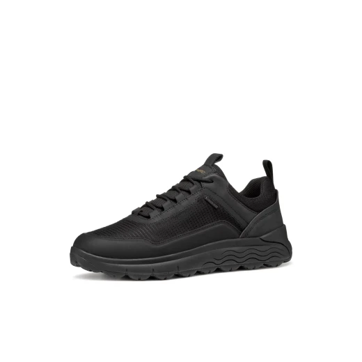 Geox Spherica 4X4 B ABX Men's Waterproof Sneakers Black Size 41, Modern Urban Design, Breathable Cushioned Shoes for Wet Weather Protection, Fabric and TPU Detailing - Geox - Image 13