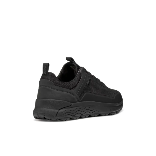 Geox Spherica 4X4 B ABX Men's Waterproof Sneakers Black Size 41, Modern Urban Design, Breathable Cushioned Shoes for Wet Weather Protection, Fabric and TPU Detailing - Geox - Image 14