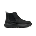 Geox GRANITO + GRIP B ABX Men's Ankle Boots, Waterproof, Curried Leather Effect, Extremely Gripping Sole, Ideal for City Wear, Size 43, Black - Geox
