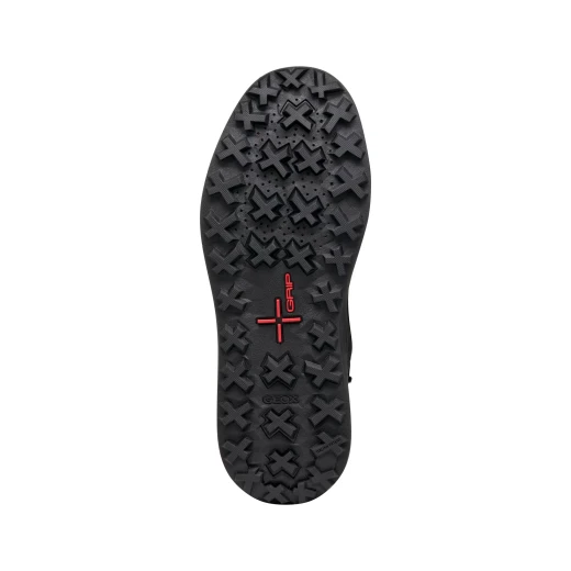 Geox Granito + Grip ABX Men's Ankle Boots Black 42 Waterproof Hi Tech Design Curried Leather Effect Detailing Perfect for City Wear in Bad Weather U56FZD.04550.C9999 - Image 10