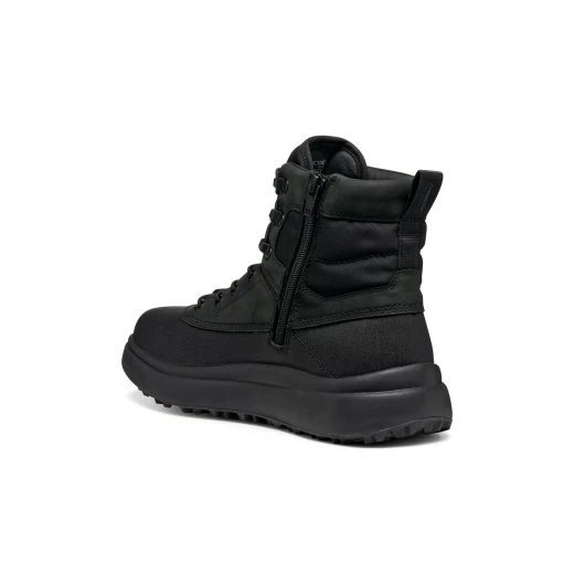 Geox Granito + Grip ABX Men's Ankle Boots Waterproof Black Curried Leather Effect Hi Tech Design 41 Men's Footwear Comfortable City Wear All Weather Protection - Geox - Image 8