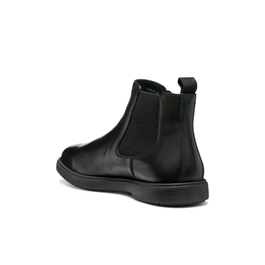 Geox Spherica EC17 Men's Ankle Boots Black Leather Zero Shock Pad Technology 41 European Size Comfortable Stylish Everyday Footwear Durable Design Breathable Sole - Image 6