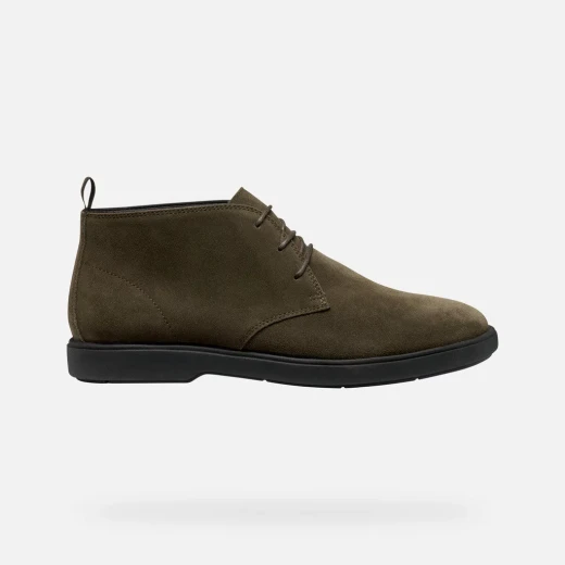 Geox Spherica EC17 Men's Ankle Boots Military Style Breathable Ultra Cushioning Suede Boots Size 43 Perfect for Casual Everyday Wear - Image 11